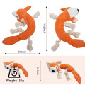 Squeaky Dog Plush Toy Fox